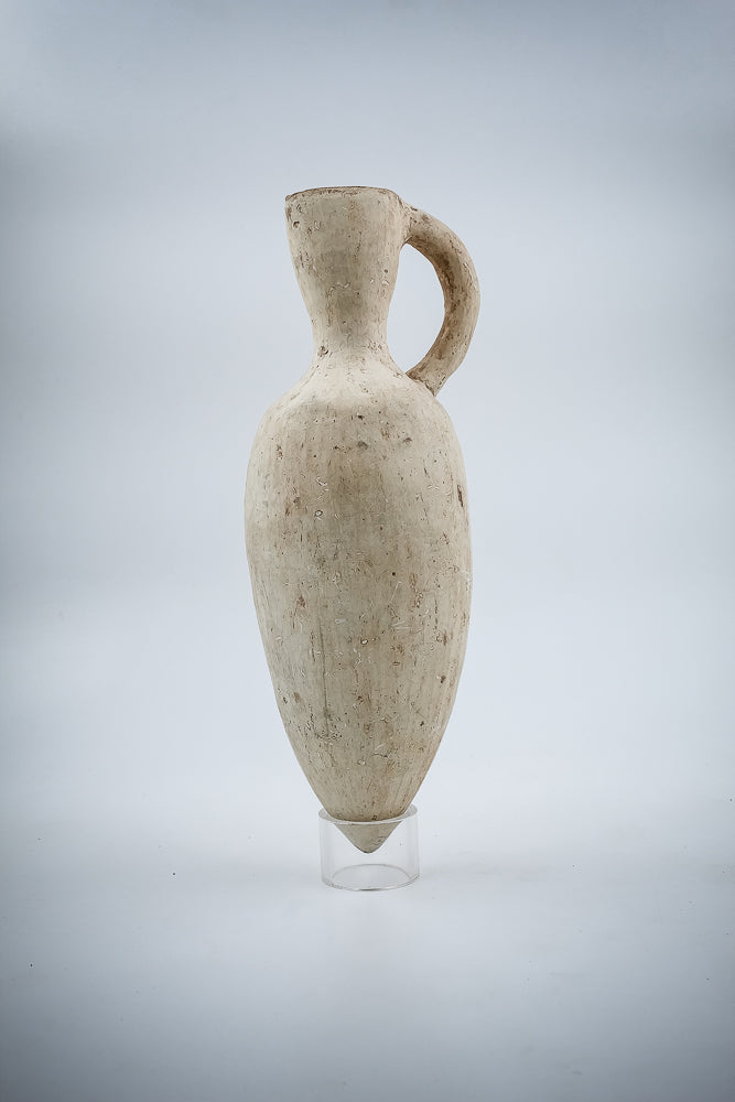 A Middle Bronze Age  Whit Slip Terracotta Oil Jar