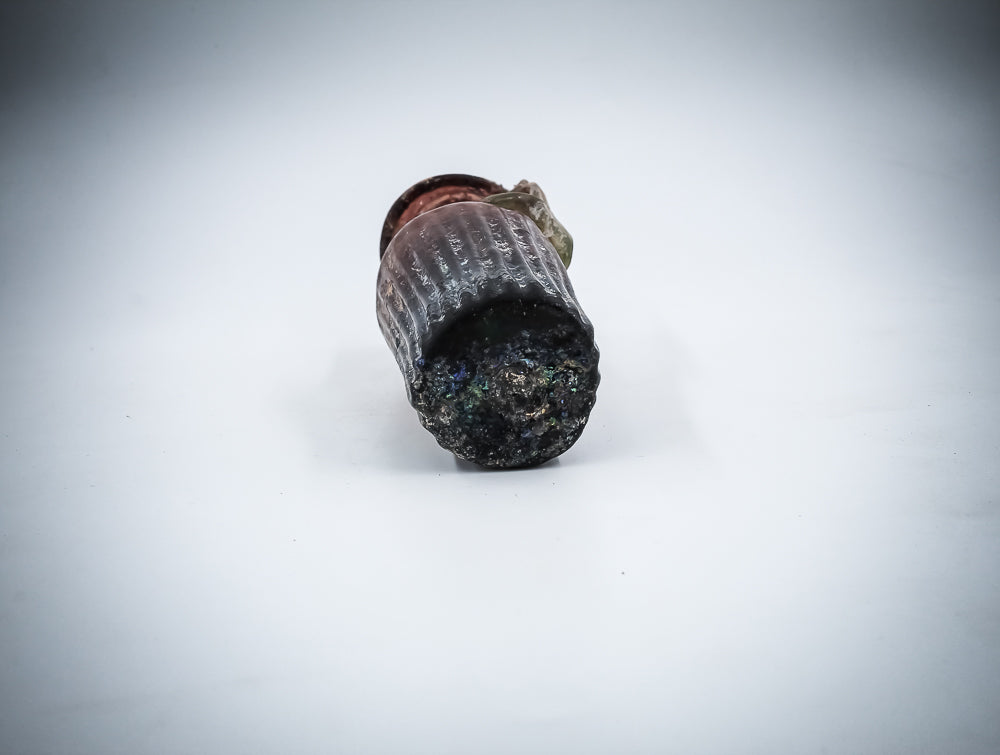 A Dark Aubergine Glass Juglet