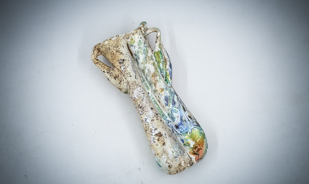 A Glass Double Unguentaria