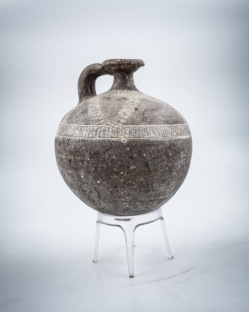 Tell Yahudiyeh Black Burnished Terracotta Juglet