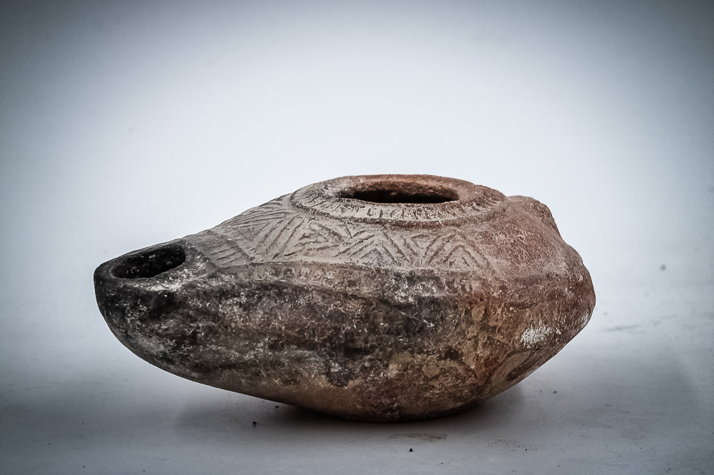 SAMARITAN TERRACOTTA OIL LAMPS