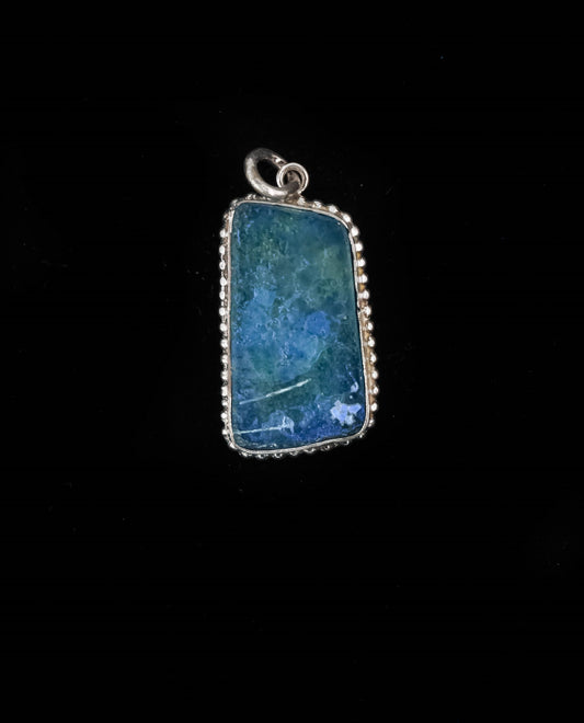 HAND MADE ROMAN GLASS WITH STERLING SILVER (ST925) PENDENT