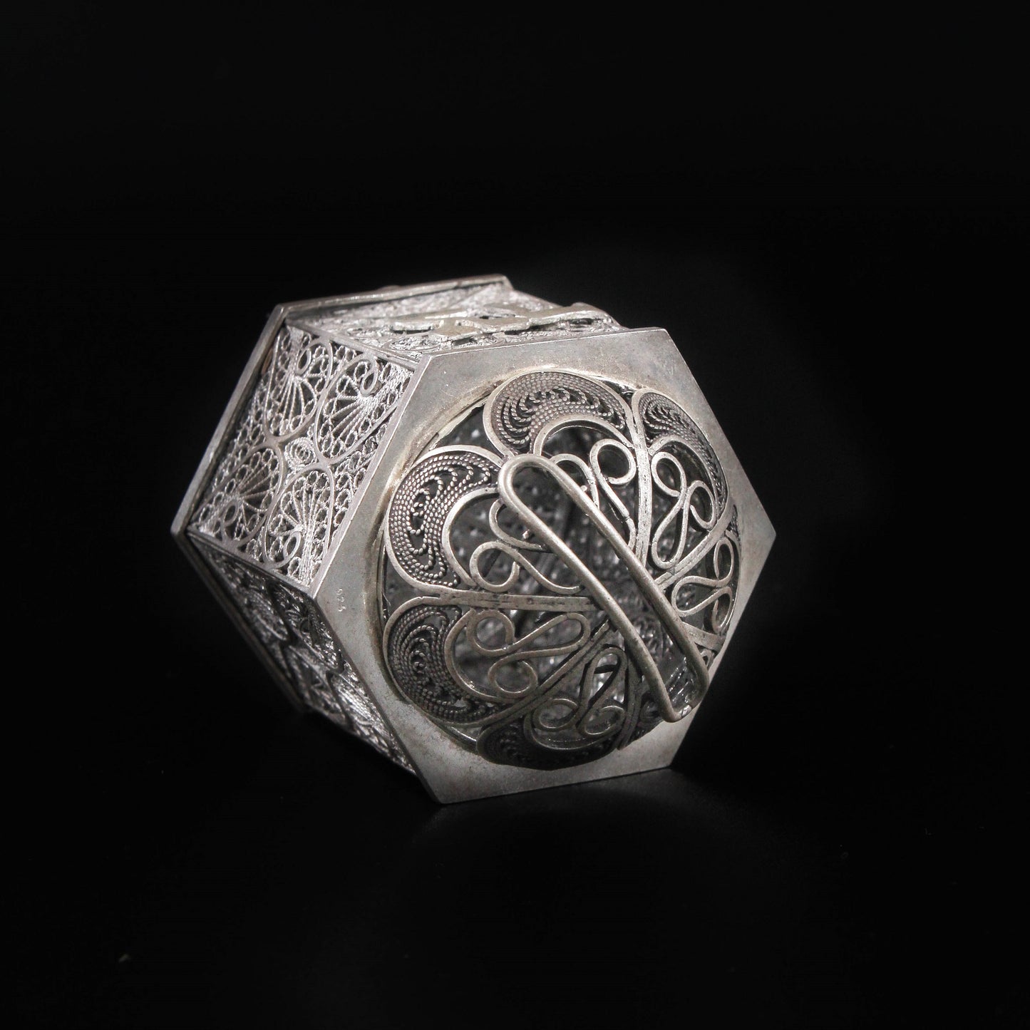 Hand Made Silver (ST925) Tzedakah Box