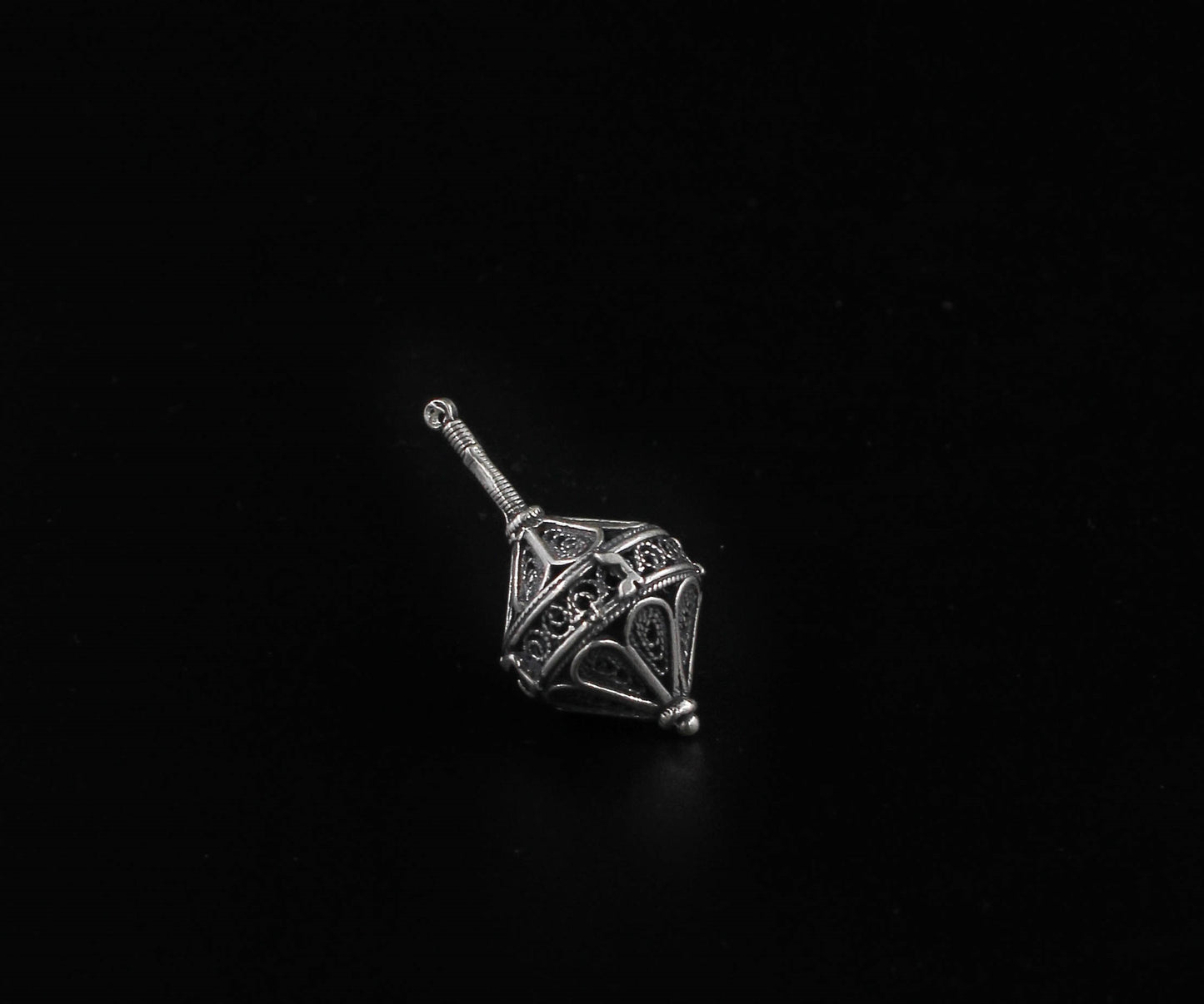 Hand Made Silver (ST925) Dreidel