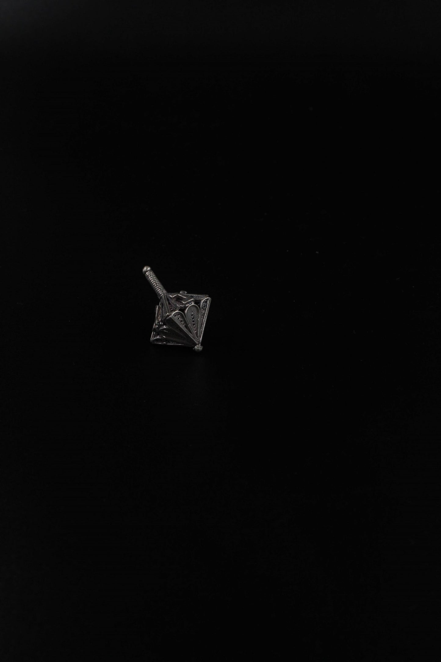 Hand Made Silver (ST925) Dreidel