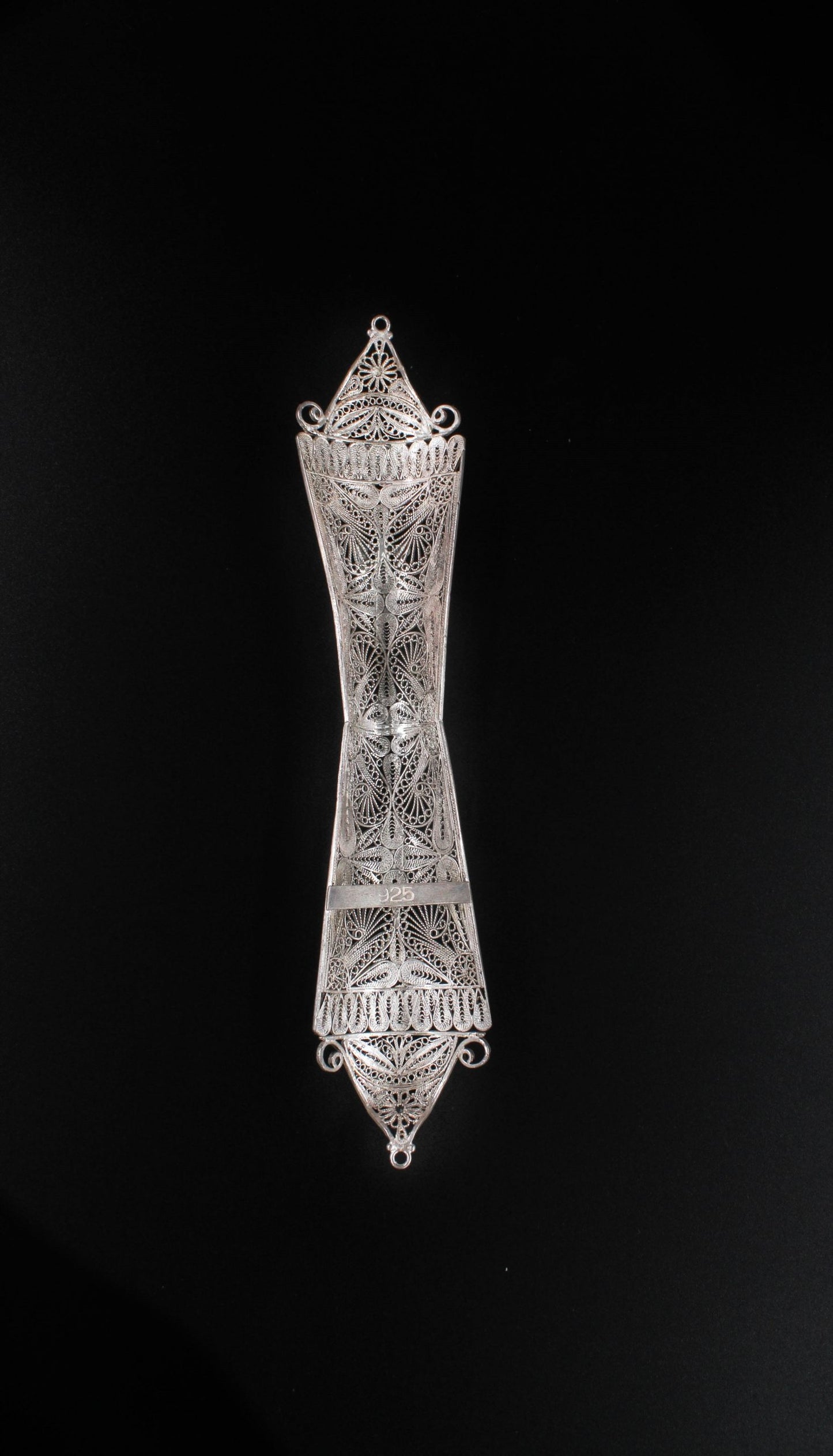 Filigree Mezuzah Silver(ST925)
