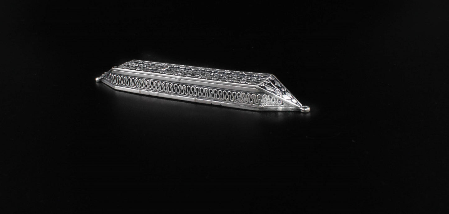 Filigree Mezuzah Silver(ST925)