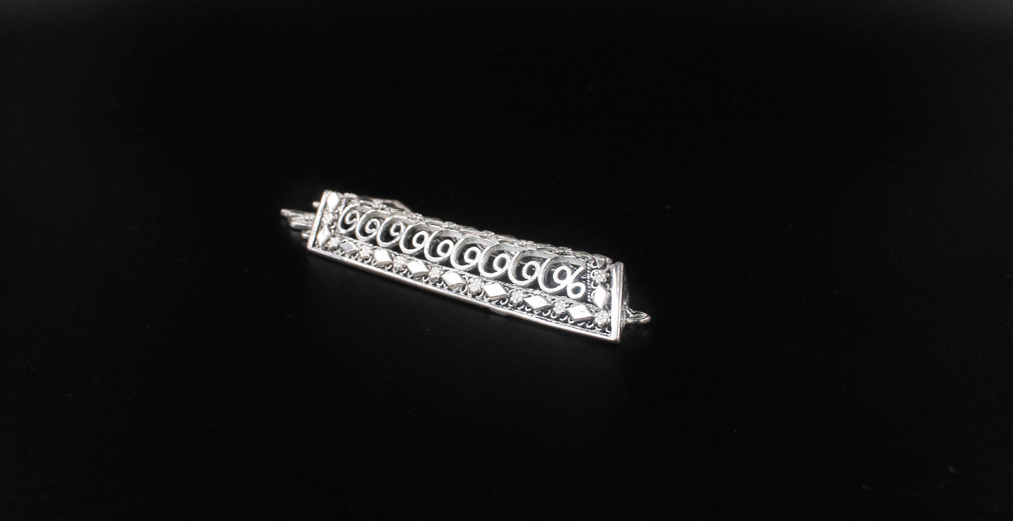 Filigree Mezuzah Silver(ST925)