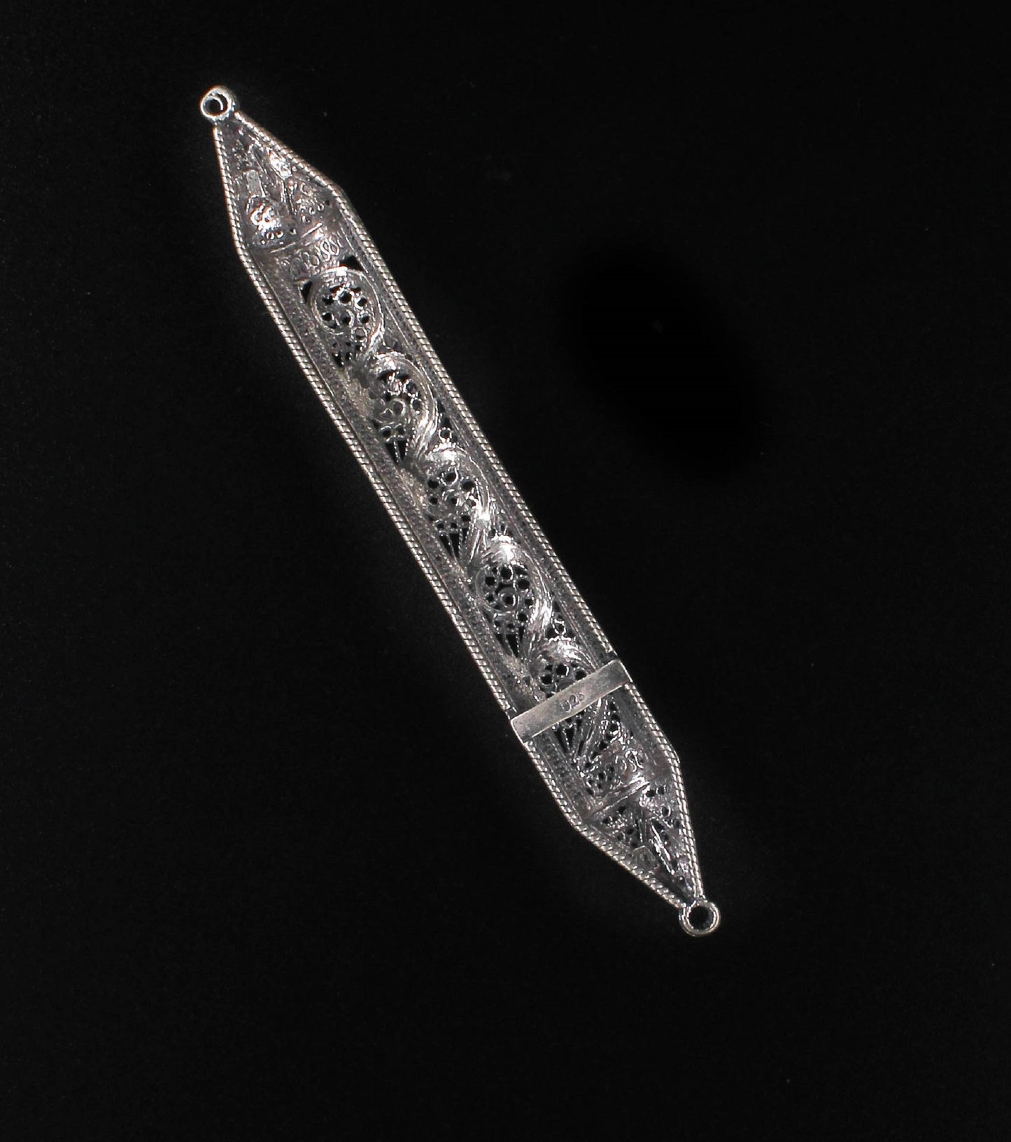 Filigree Mezuzah Silver(ST925)