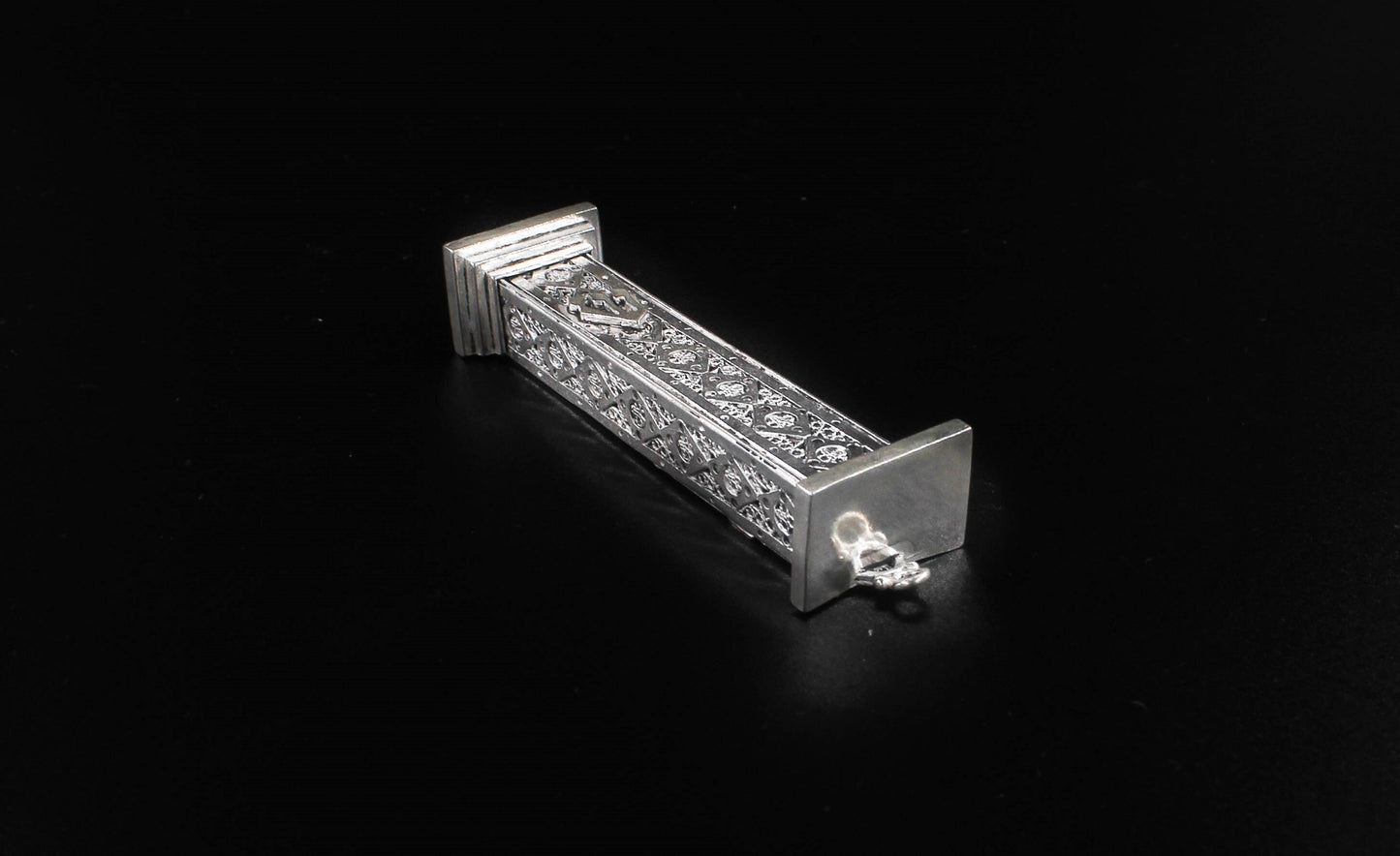 Filigree Mezuzah Silver(ST925)
