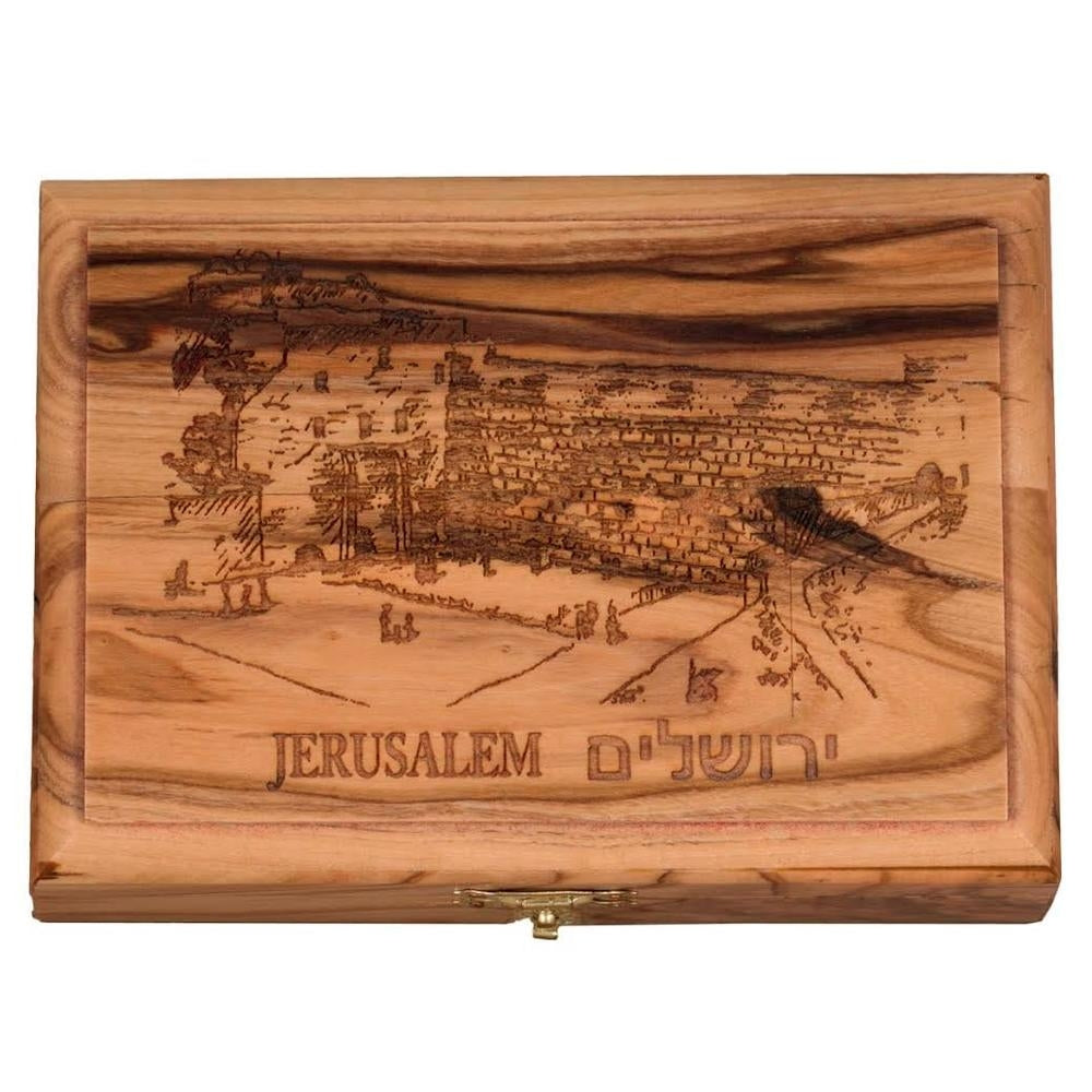 Olive Wood Jerusalem Box
