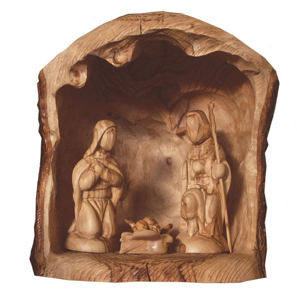 Olive Wood Birth of Jesus Nativity Set