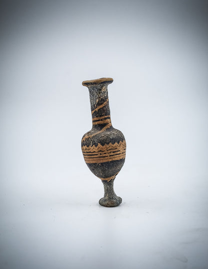 A Sand core Glass Alabastron