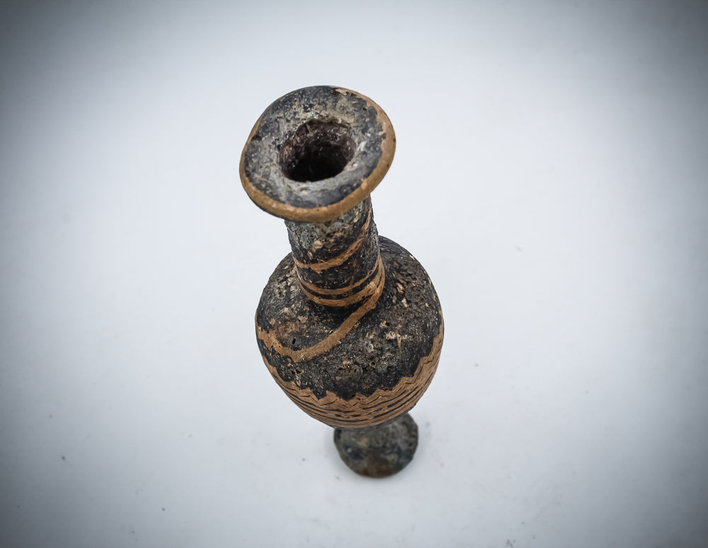 A Sand core Glass Alabastron