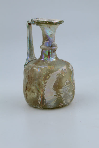 A Glass Juglet Covered With Silver Patina