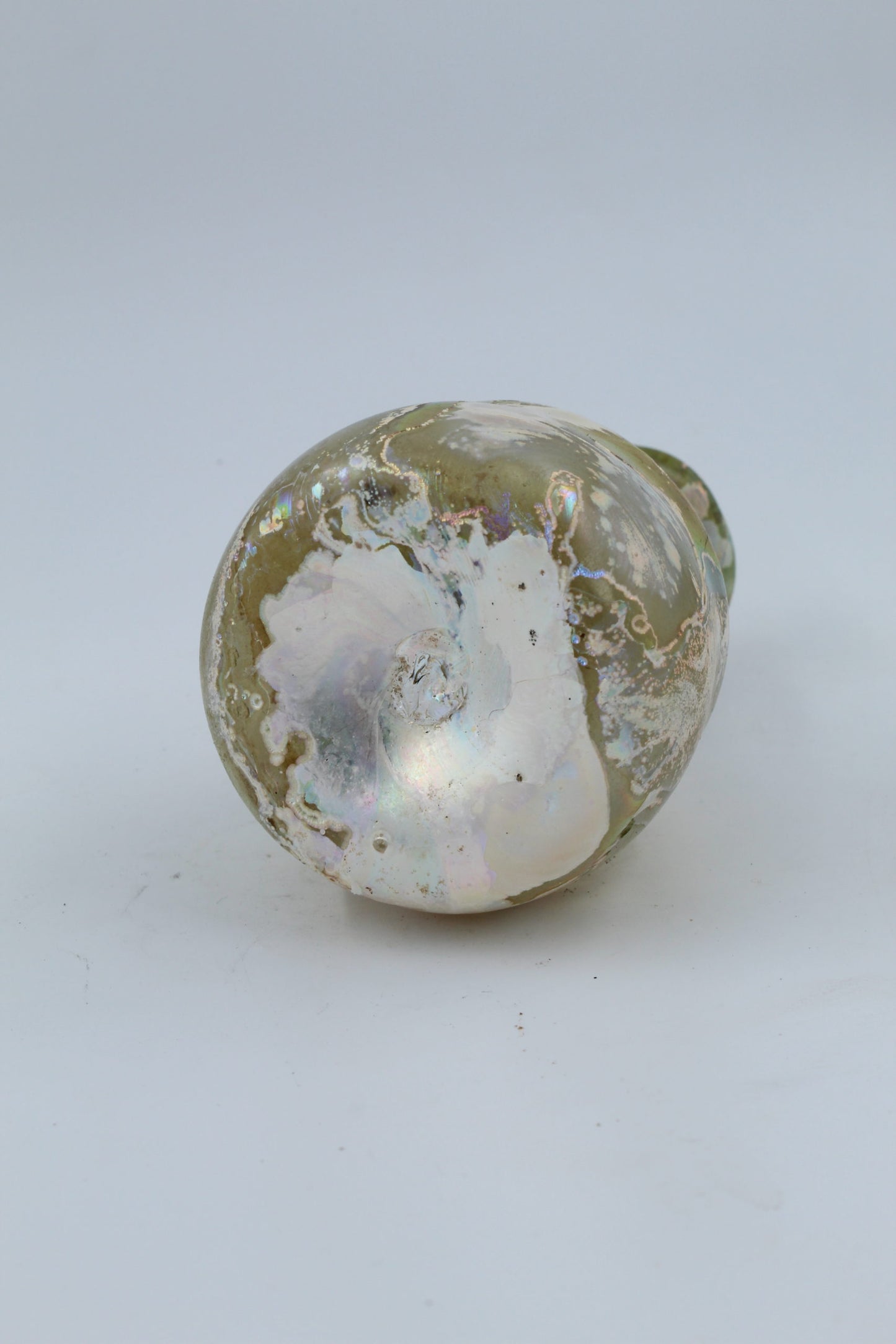 A Glass Juglet Covered With Silver Patina