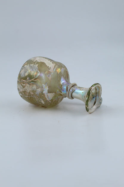 A Glass Juglet Covered With Silver Patina