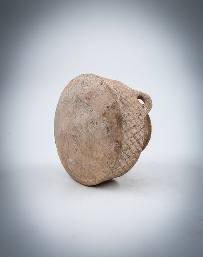 A CANAANITE TERRACOTTA PYXIS