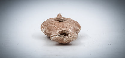 Oil Lamp With Amphora