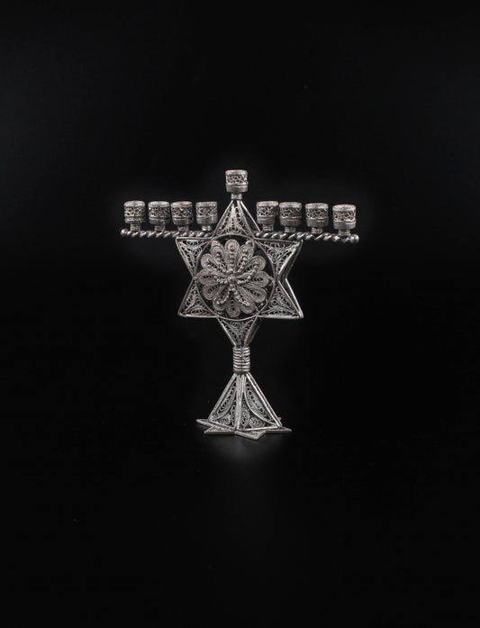 Hand Made Silver (ST925) Hanukkah