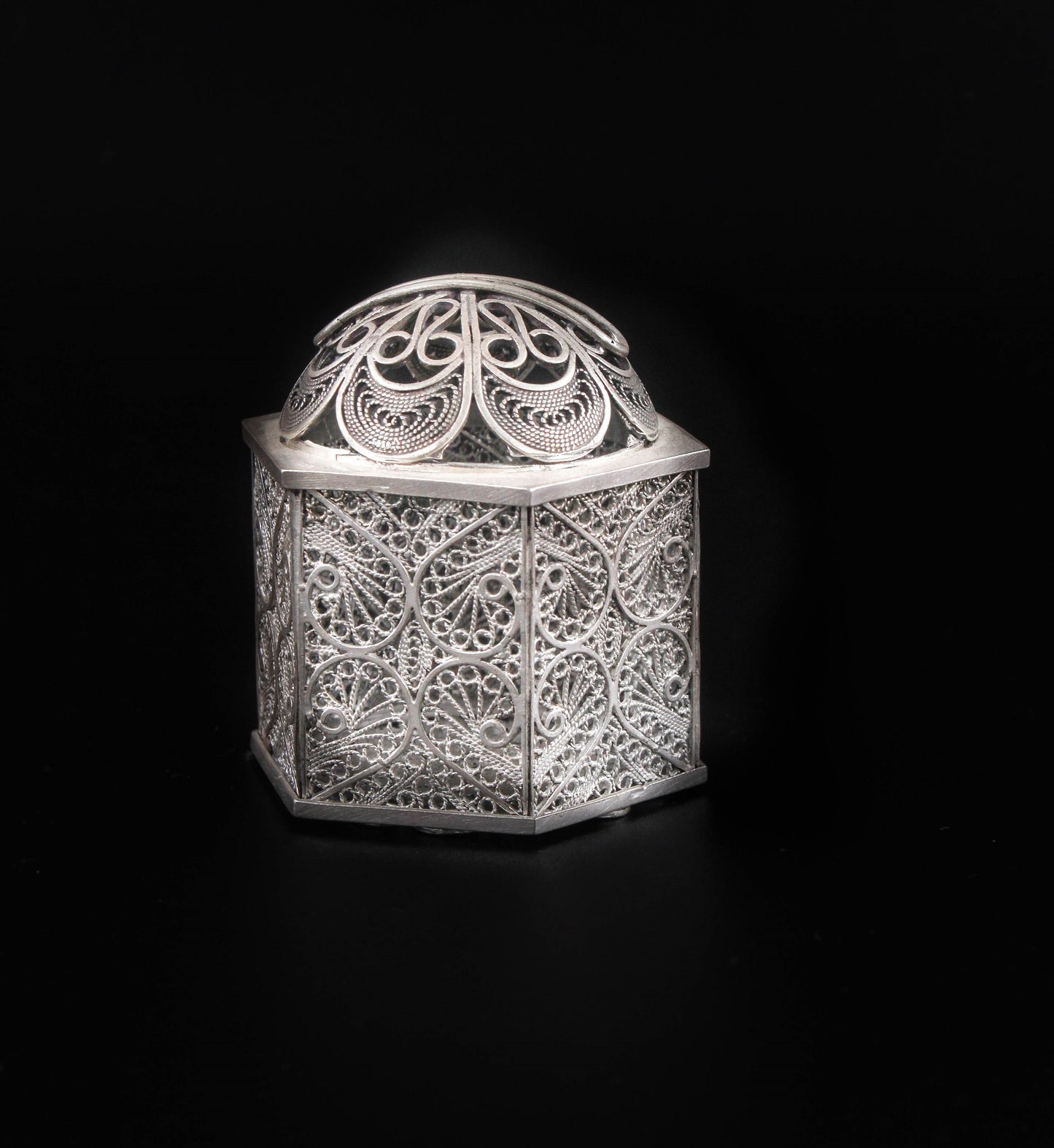 Hand Made Silver (ST925) Tzedakah Box