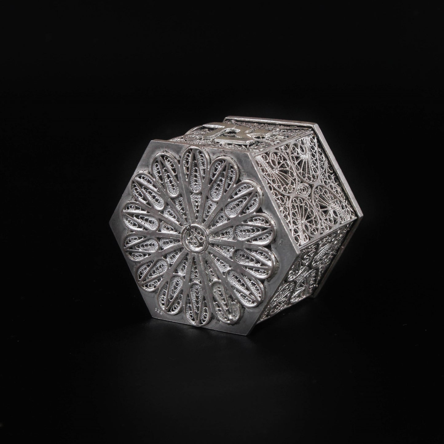 Hand Made Silver (ST925) Tzedakah Box