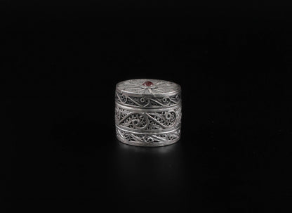 Hand Made Silver (ST925) Havdalah Spice Container (Besamim Box )