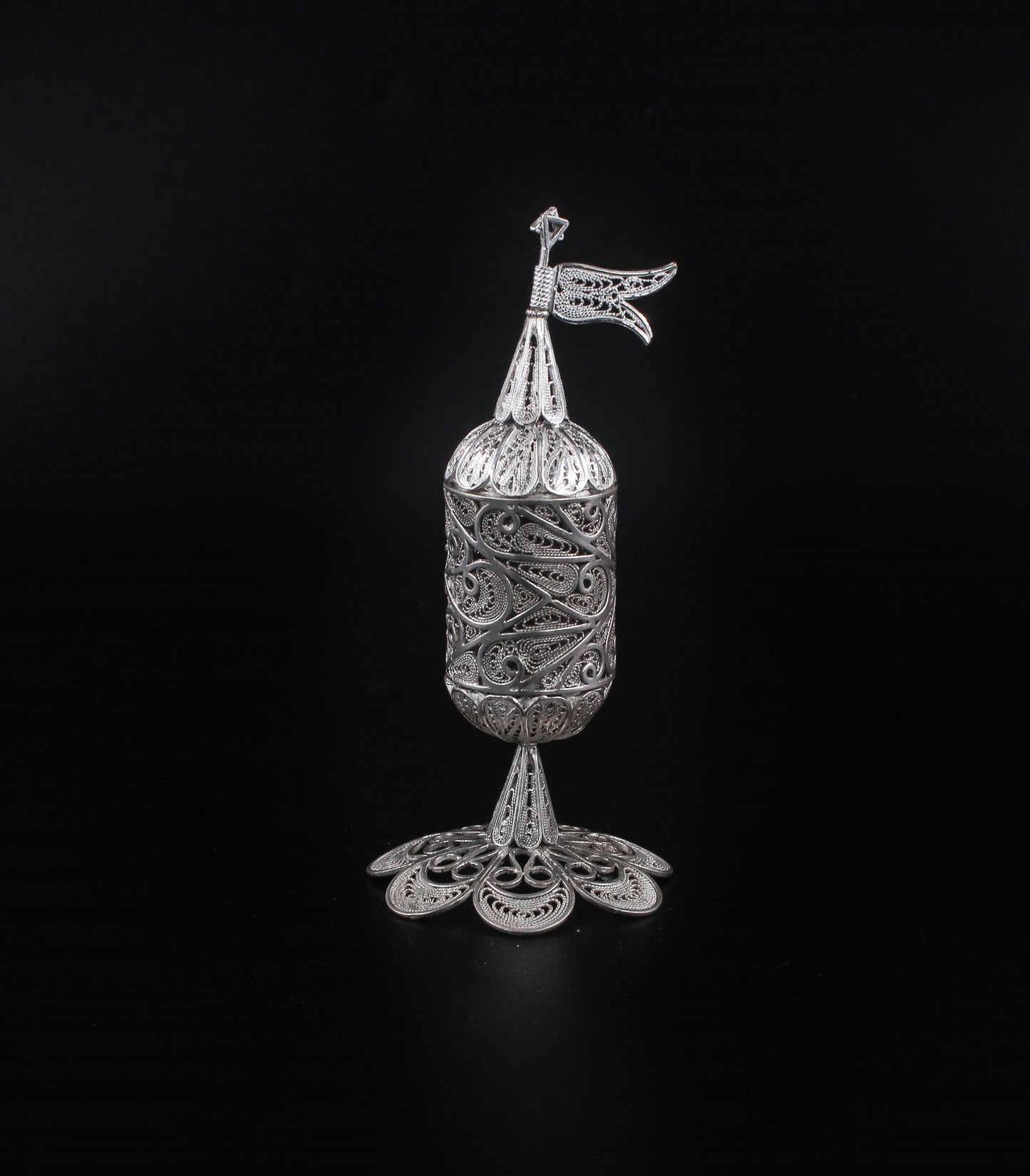 Hand Made Silver (ST925) Havdalah Spice Container (Besamim Box )