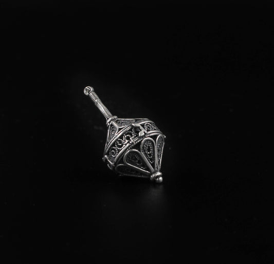 Hand Made Silver (ST925) Dreidel