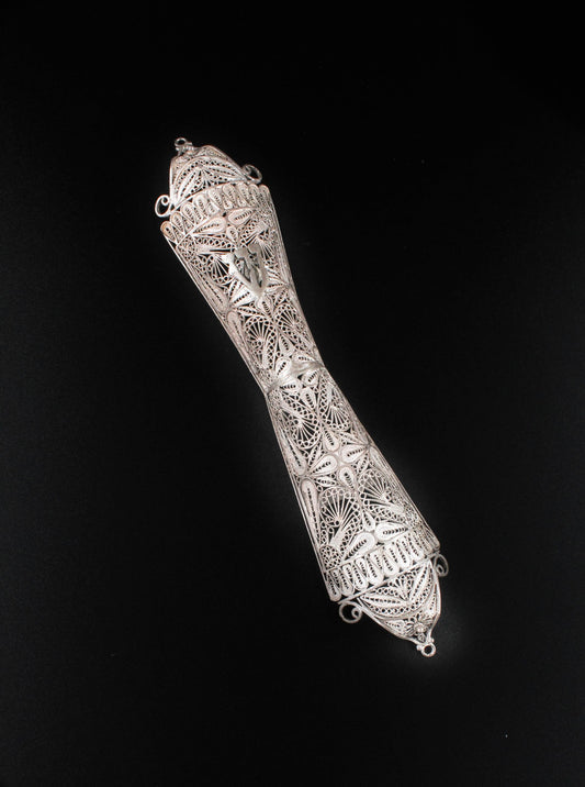 Filigree Mezuzah Silver(ST925)