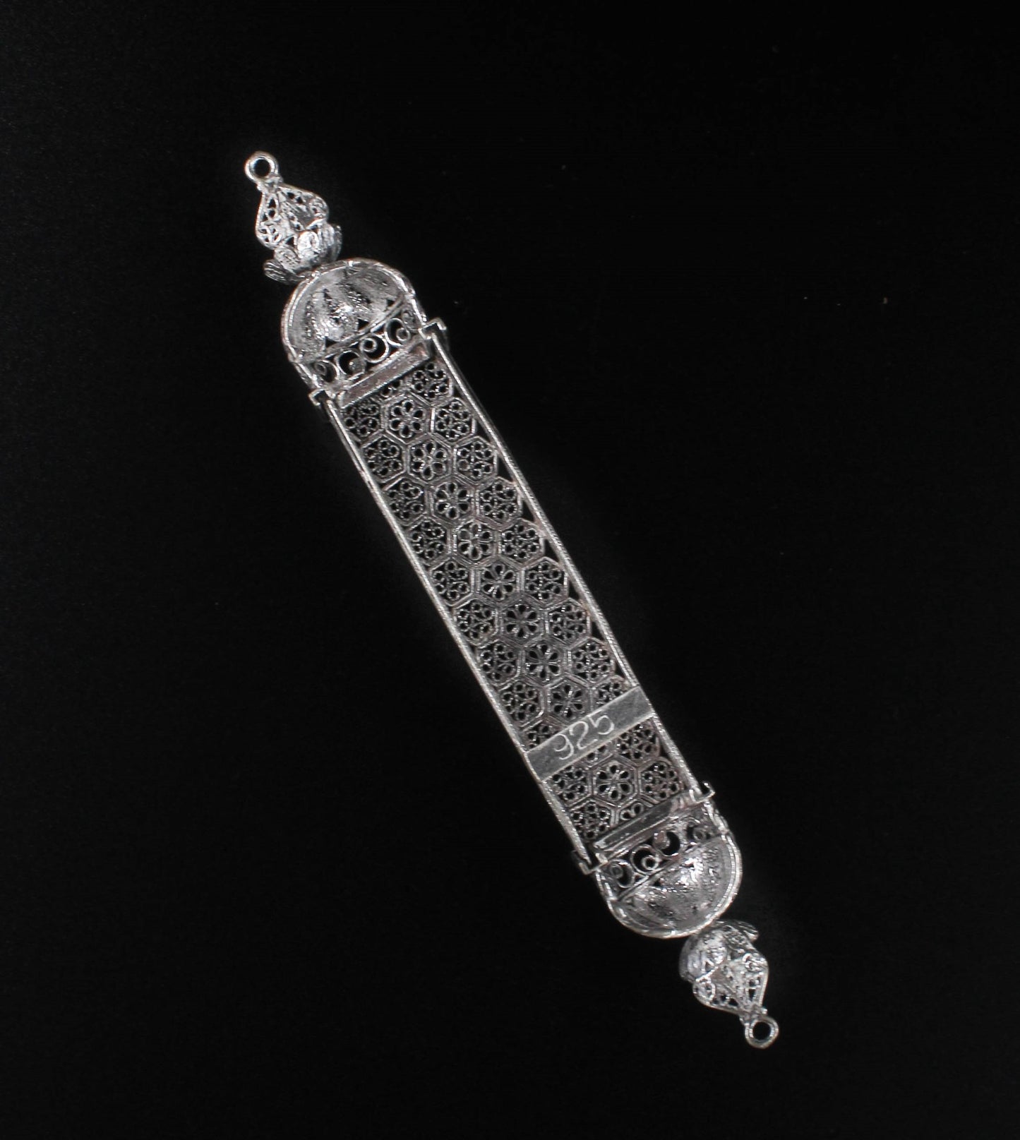 Filigree Mezuzah Silver(ST925)