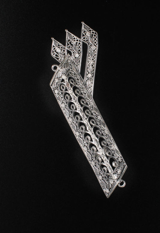 Filigree Mezuzah Silver(ST925)