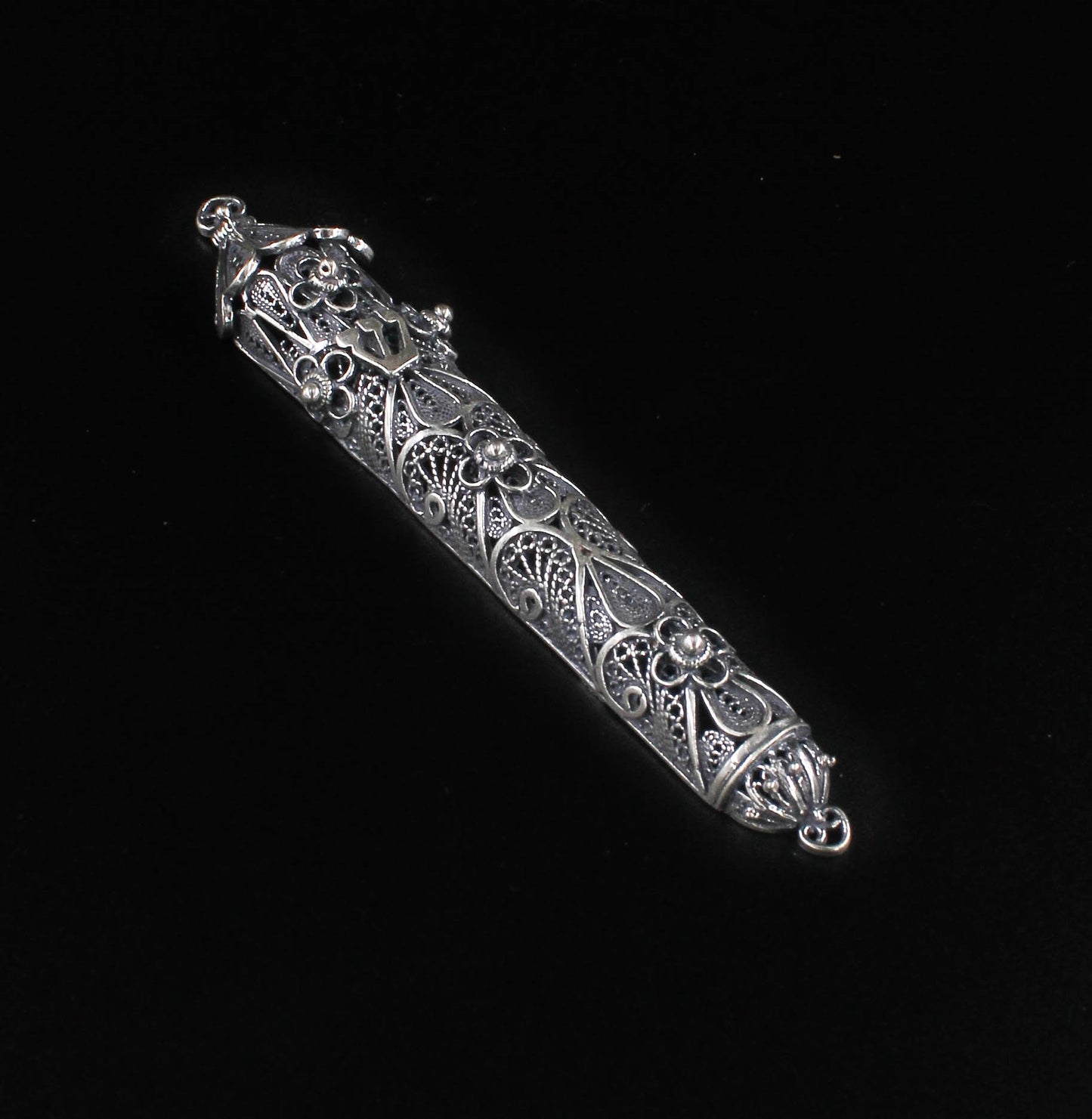 Filigree Mezuzah Silver(ST925)