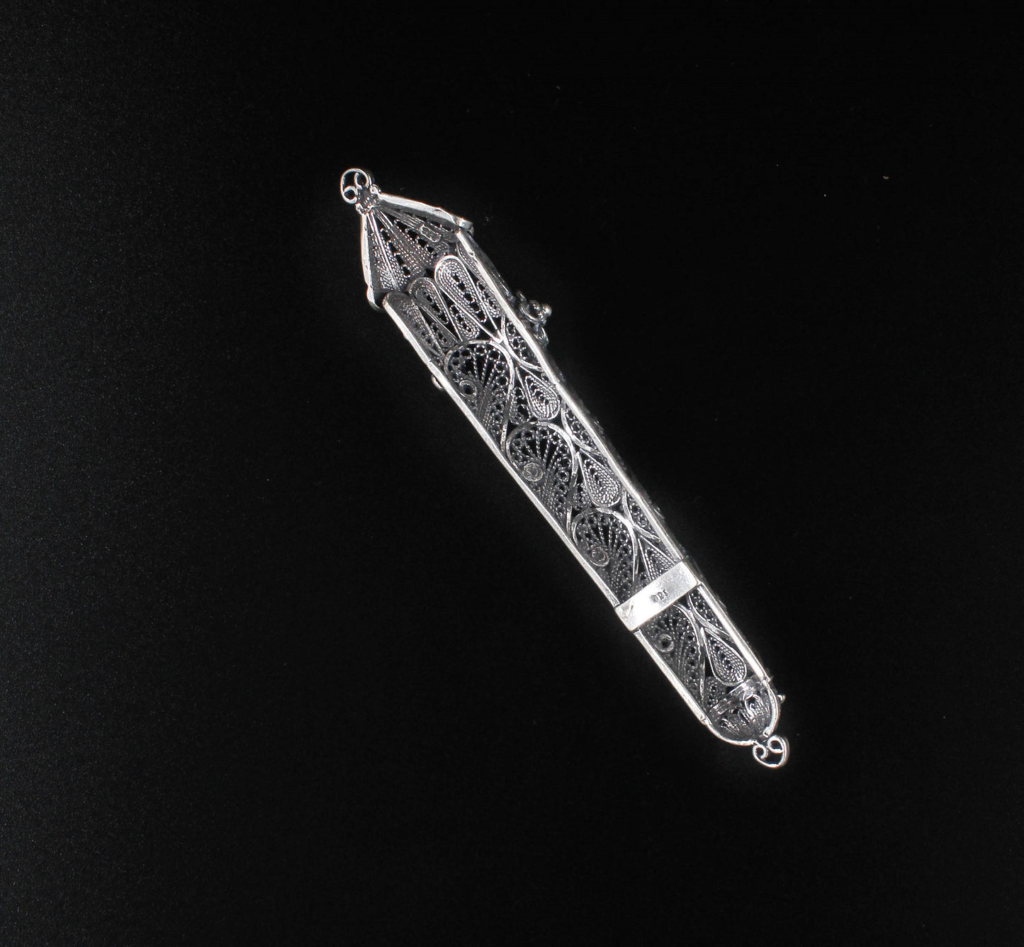 Filigree Mezuzah Silver(ST925)