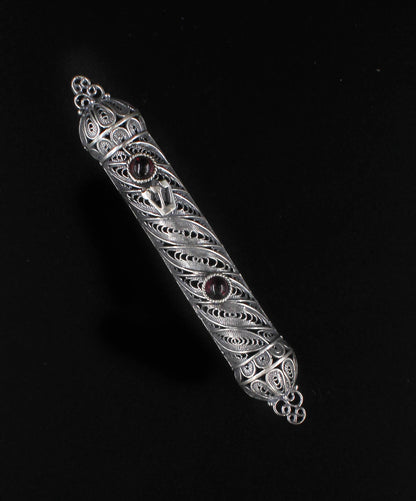 Filigree Mezuzah Silver(ST925)