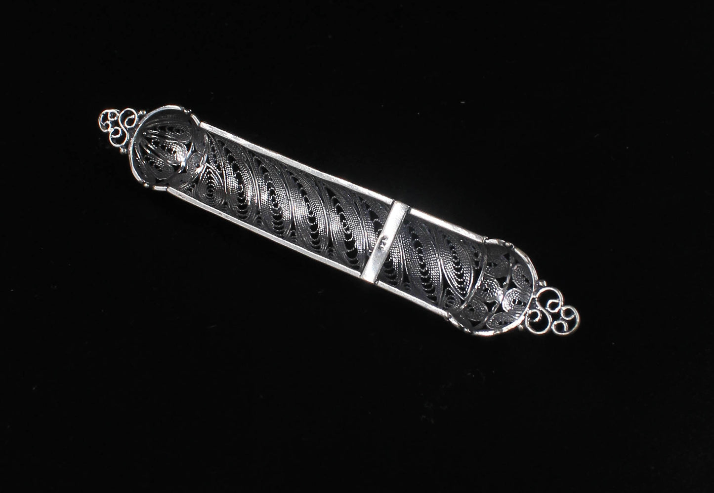 Filigree Mezuzah Silver(ST925)