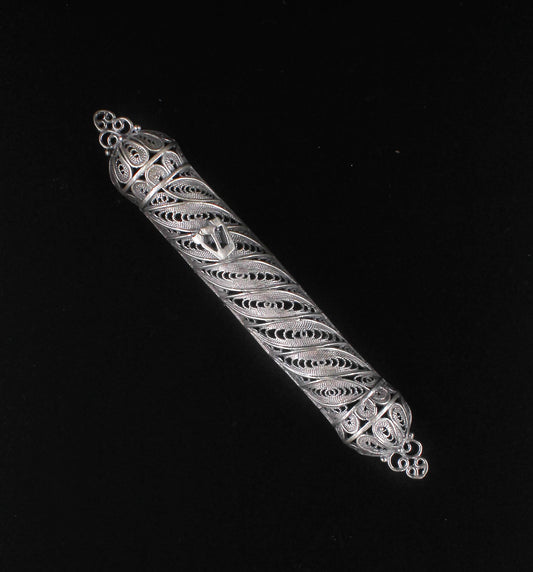 Filigree Mezuzah Silver(ST925)