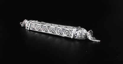 Filigree Mezuzah Silver(ST925)