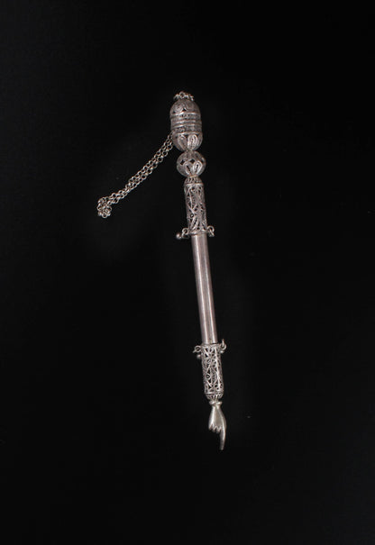 Hand Made Silver (ST925) Torah Pointer (Yad)