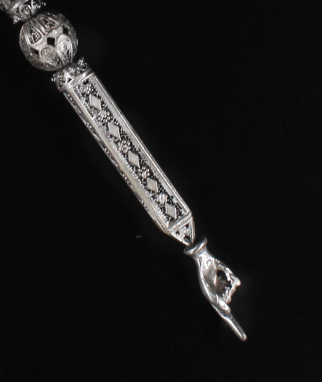 Hand Made Silver (ST925) Torah Pointer (Yad)