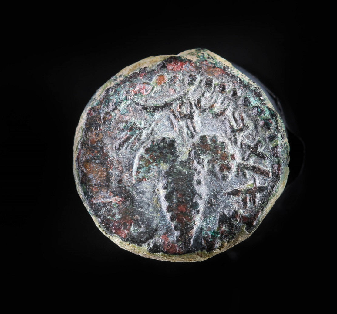 ELEAZAR THE PRIEST COIN (Bar Kokhba Revolt)