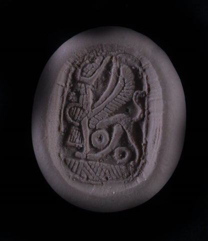 A Blue GLASS SEAL