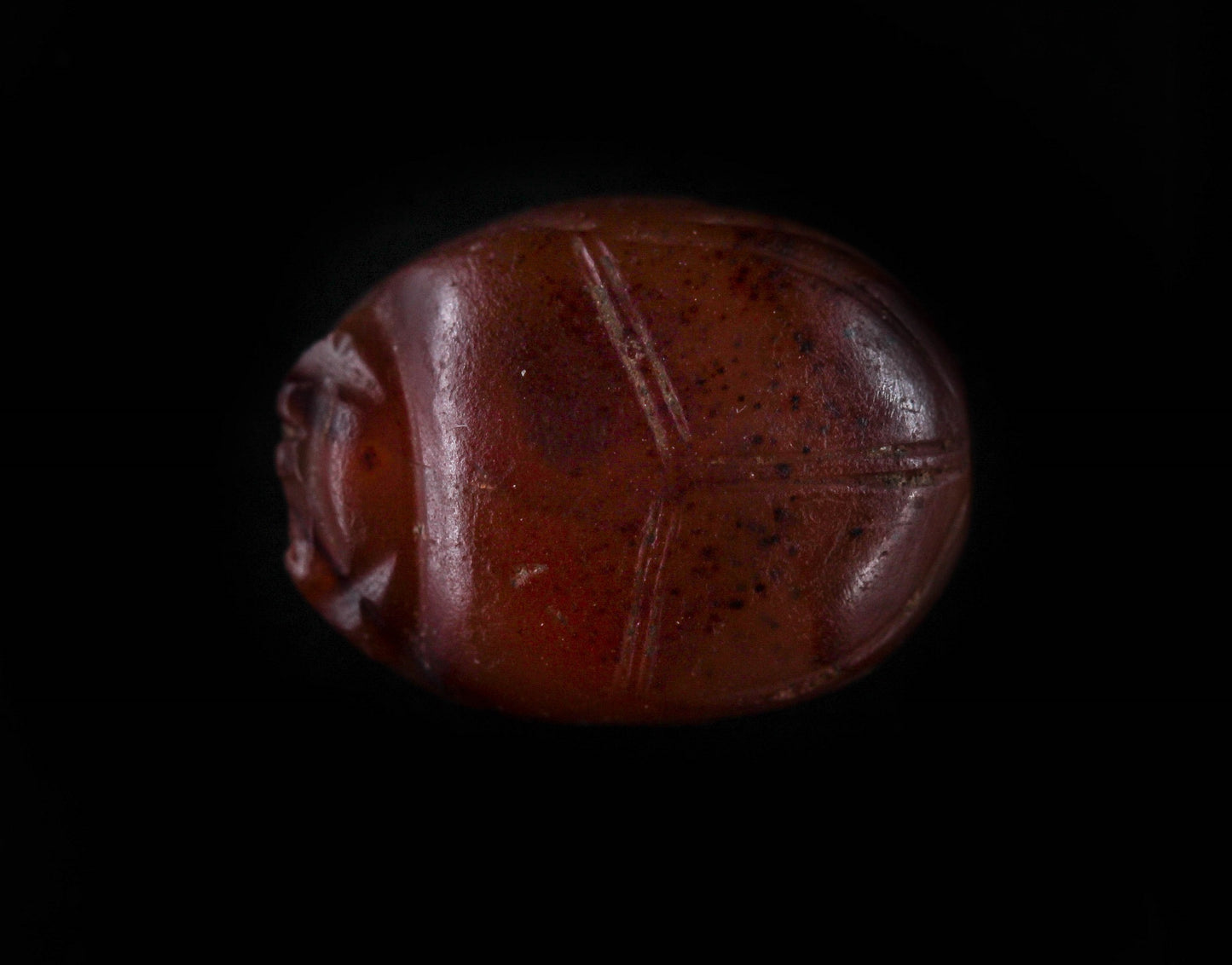 A CARNELIAN SCARAB SEAL