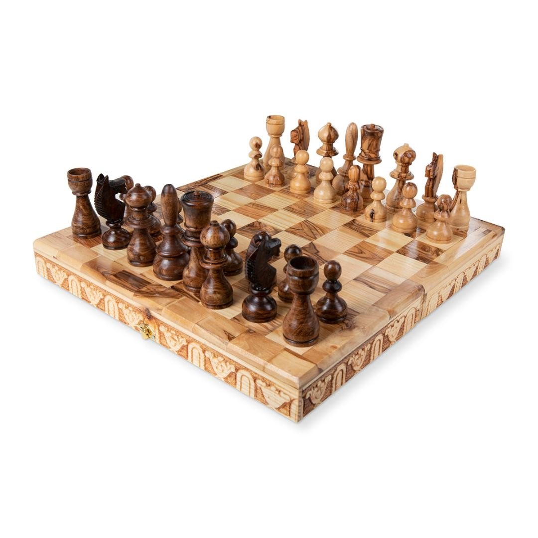 Olive Wood Handmade Chess Set