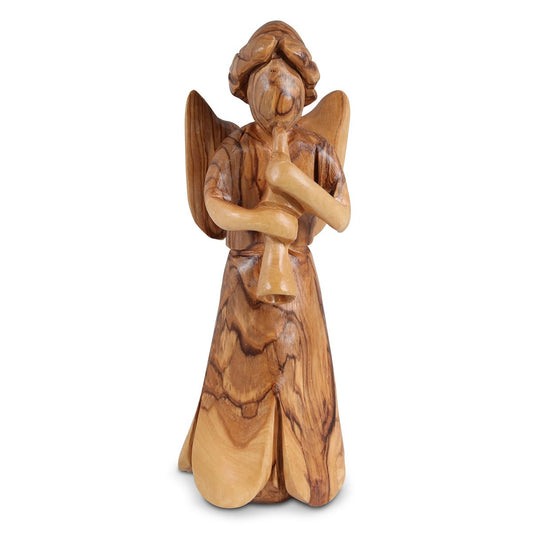 Olive Wood Hand-Carved Angel